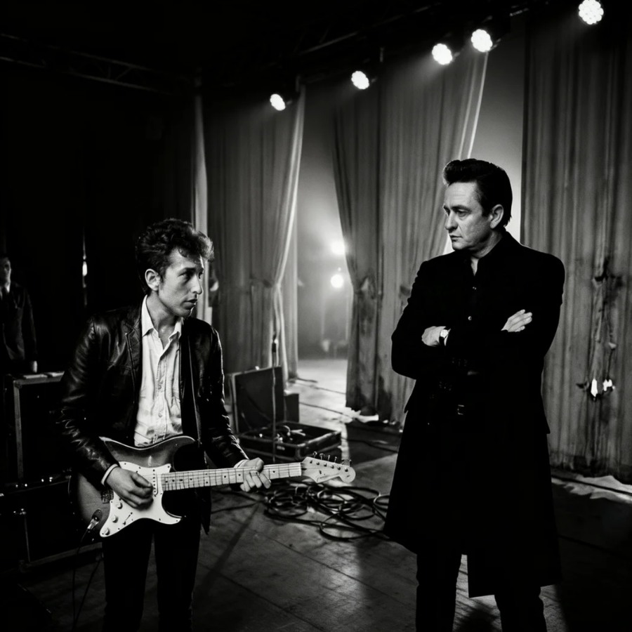 They Booed Bob Dylan for 15 Minutes Straight — Johnny Cash Stood Up and Shut Down the Crowd With One Powerful Response