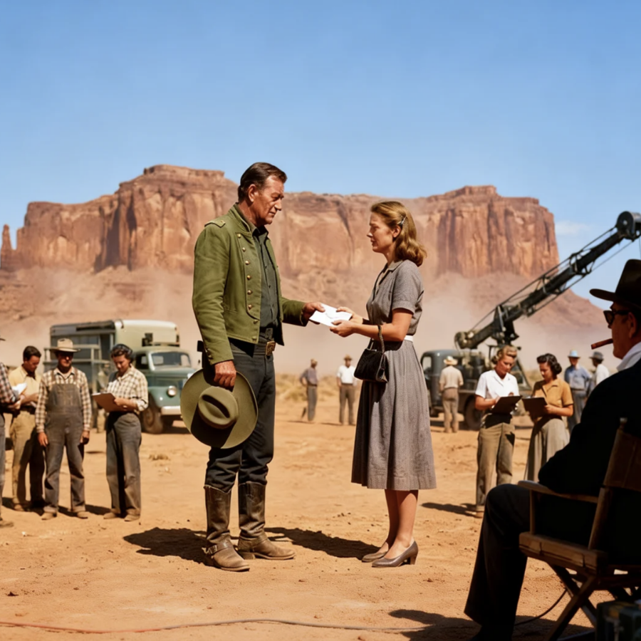 John Ford Saw John Wayne Give His Last Paycheck to a Stuntman’s Widow in 1956 — Then He Cried