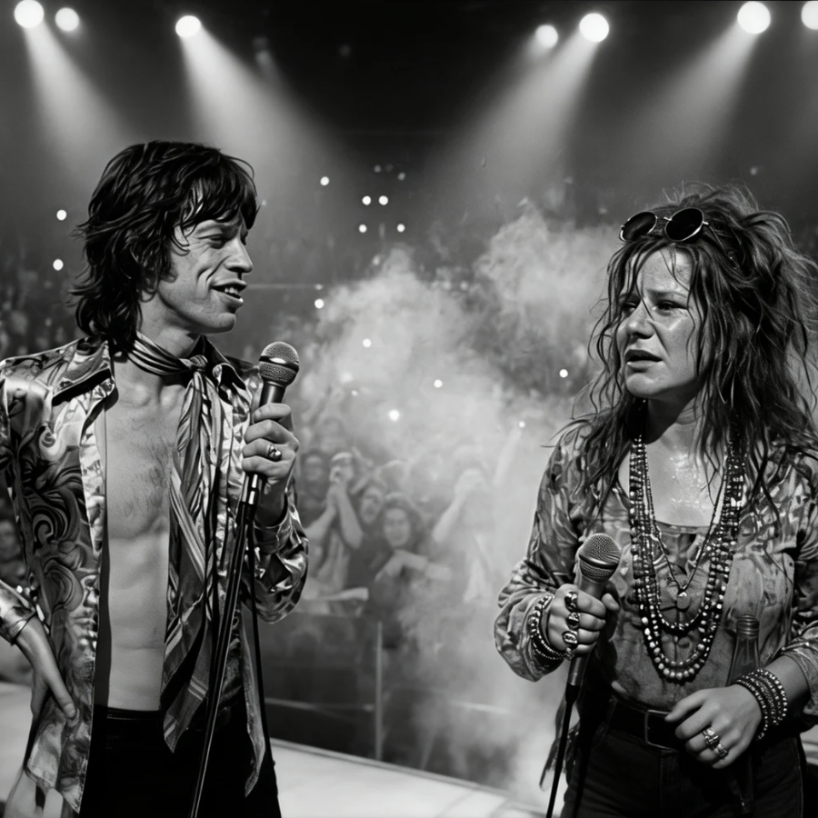Janis Joplin Stumbled Onto The Rolling Stones Stage Drunk — And Mick Jagger Was Furious
