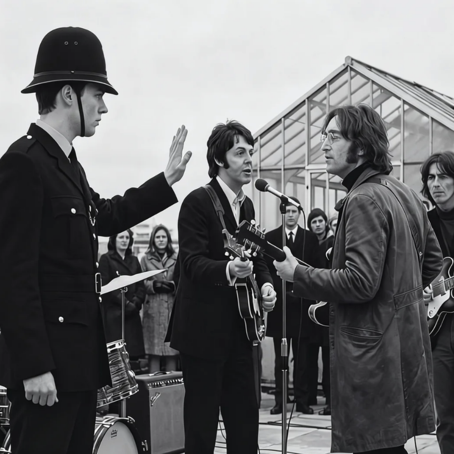 One Rookie Cop Shut Down The Beatles’ Last Concert — Totally Unaware He Was Ending Music History Forever